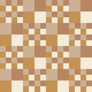 Retro chessboard fantasy pixel by Mad Dog Art
