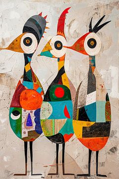 3 Vogels van Kunst Kriebels