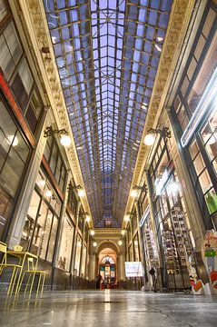 Old-fashioned shopping arcade by Mark Bolijn