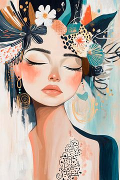 Blooming beauty in soft colours by Poster Art Shop