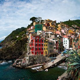 Riomagiorre, eines der 5 Dörfer der Cinque Terre, Italien von Jeroen Bukman