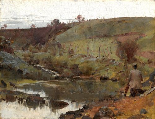 Tom Roberts, Een rustige dag op Darebin Creek - 1885