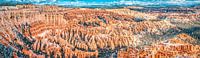 Indrukwekkend panorama van amphitheater in Bryce Canyon, Utah van Rietje Bulthuis thumbnail