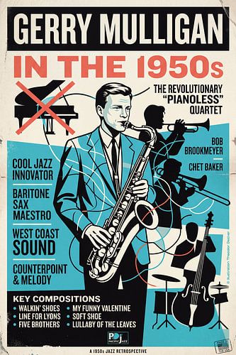 Gerry Mulligan dans les années 50