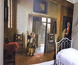 Kundenfoto: Das Schlafzimmer, Pieter de Hooch