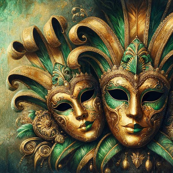 Venetian mask by Nicolette Vermeulen