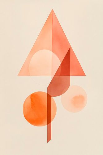 Geometrische harmonie - kleurrijk spel