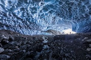 Eishöhle in den Alpen am Watzmann