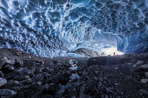Eishöhle in den Alpen am Watzmann von Dieter Meyrl
