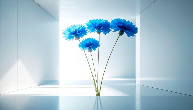 Cornflower... by Ans Bastiaanssen