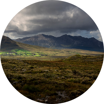 De bergen van Connemara National Park