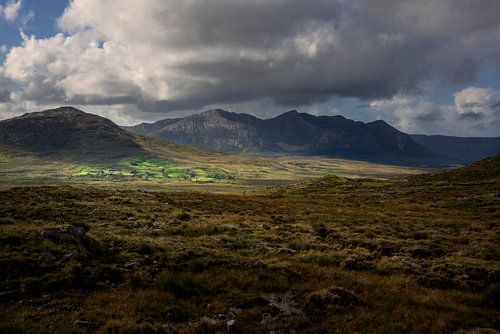 The mountains of Connemara National Park