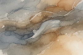 Rivière dans la brume