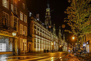 Breestraat Leiden am Abend