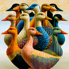 Art Ducks van Harry Hadders Design