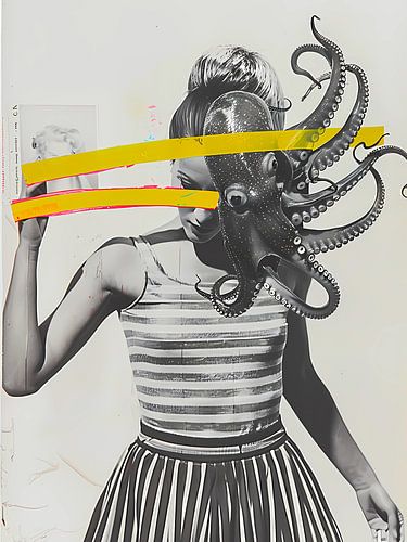 Portrait de femme surréaliste