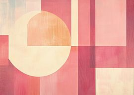 Geometric Pink by Modern Collection