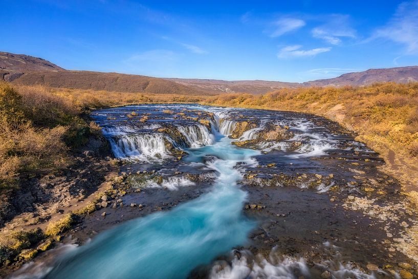 Bruarfoss in Iceland by Dieter Meyrl