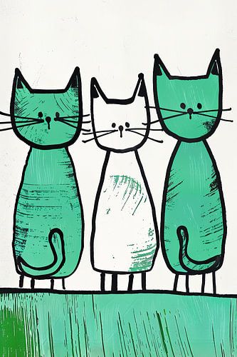 Chats | Trio de moustaches