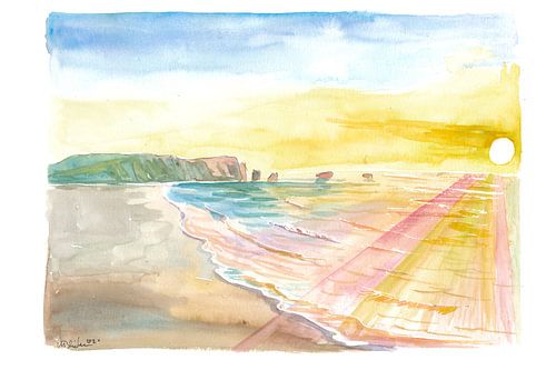 West Coast Beach Waves in New Zealand Dreams