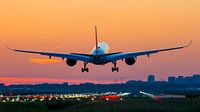 Airbus a350 landing op schiphol
