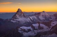 Matterhorn bei Sonnenuntergang von Menno Boermans Miniaturansicht