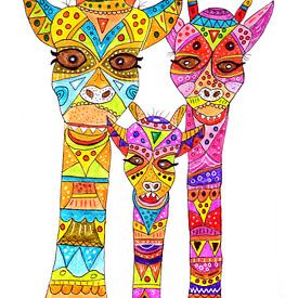 Lustige Giraffen von Inge Knol