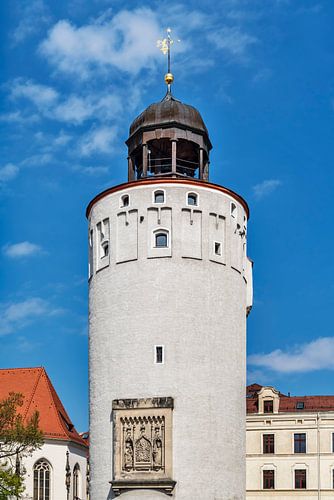 De Dicke Turm is gevestigd in Görlitz, Duitsland.