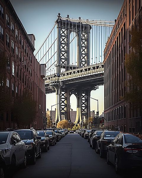 Architectuur in New York van fernlichtsicht