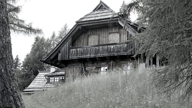 Holzhaus in den Bergen von Hilde Heikoop