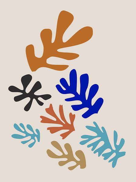 Autumn - Inspired by Henri Matisse by Mad Dog Art
