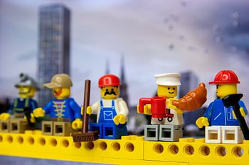 Un pont en Lego avec une touche de Tilburg