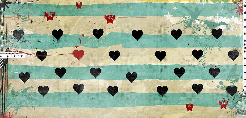 Pattern of Hearts van Teis Albers