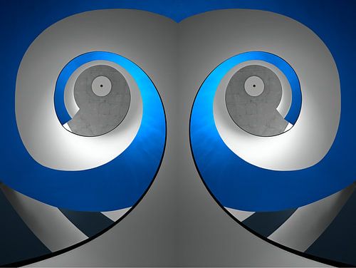 Spiraal van perspectief tweemaal