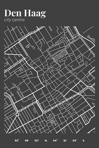 City map The Hague