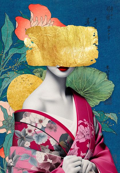 Japanese Collage by Marja van den Hurk