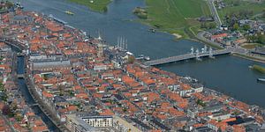 Kampen vanuit de lucht van Sjoerd van der Wal Fotografie