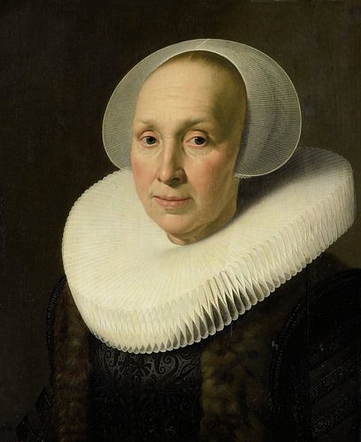 Portret van Margriet Benningh, Nicolaes Eliasz. Pickenoy - ca. 1629