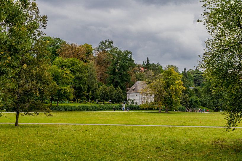 Welkom in het Ilmpark in de klassieke stad Weimar van Oliver Hlavaty