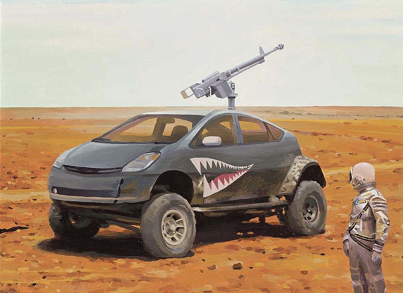 Prius Wegmachine van erikaktus gurun