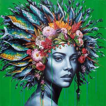 Nature - Beauté - Portrait - Vert 04