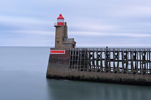 Morning at the lighthouse of Fécamp - Beautiful Normandy