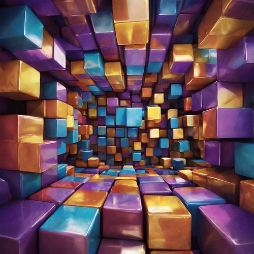 Cube Kaléidoscope : Danse des ombres