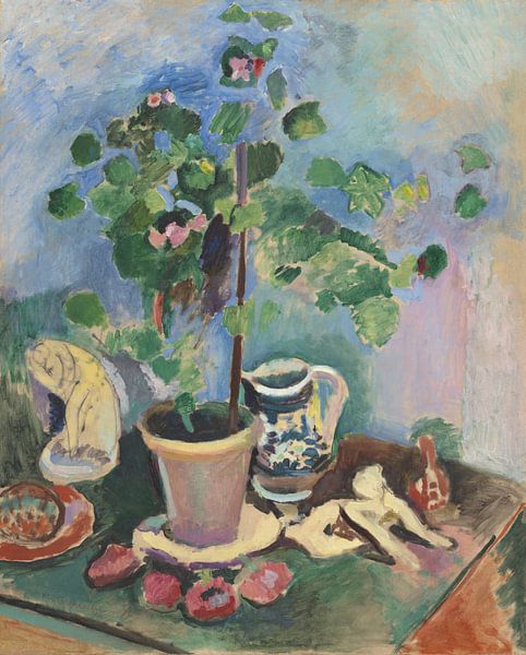 Still Life with Geranium, Henri Matisse by Masterful Masters