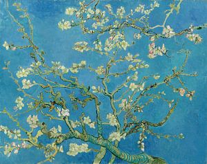 Mandelblüte von Vincent van Gogh (Blau)