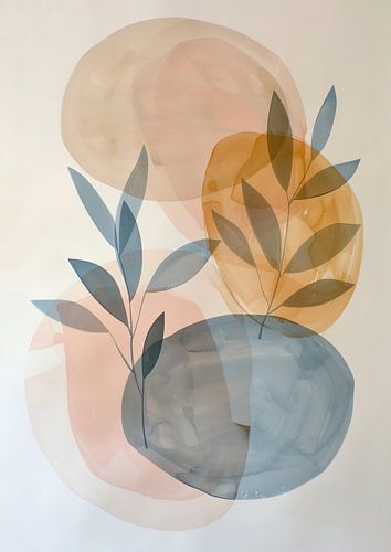 Œuvre d'art moderne et colorée