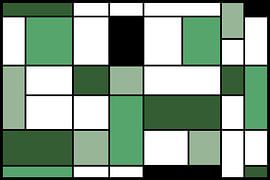 Le Mondrian vert