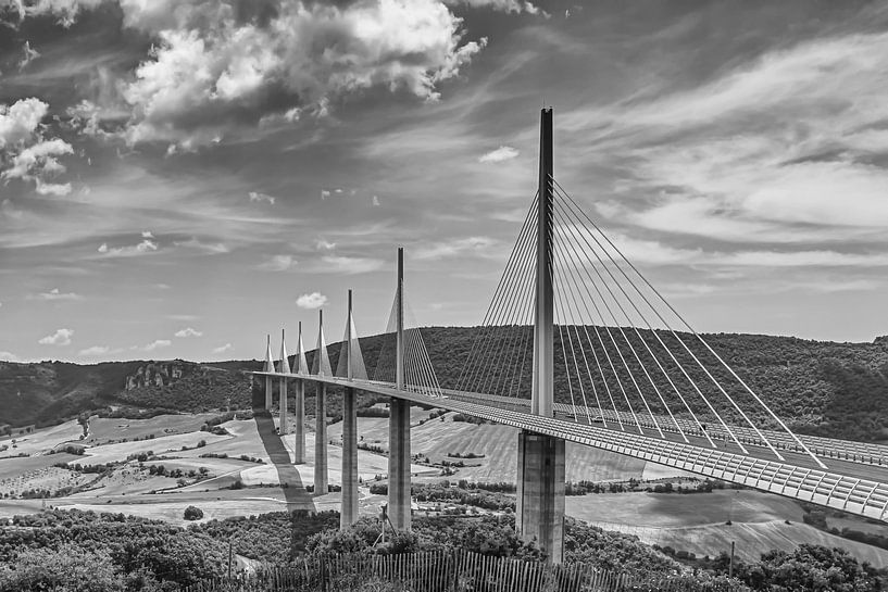 Viaduct in Millau by Jean Arntz