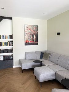 Stillleben mit Pfirsichblüten