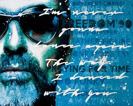 Portrait with text by Frank van Meurs